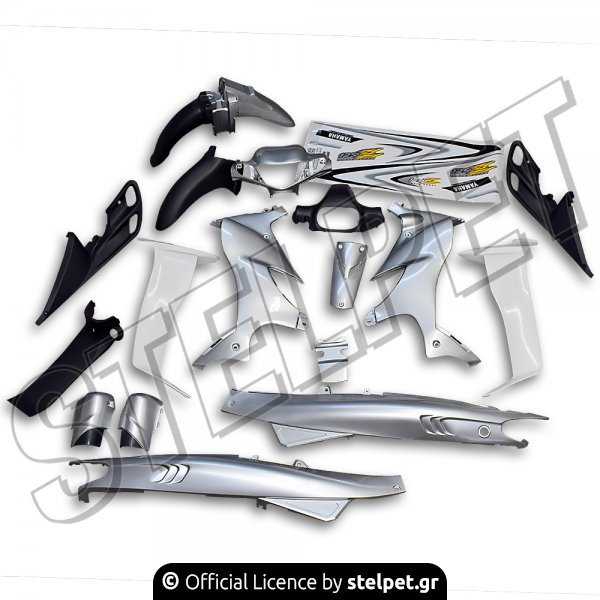 Κοστούμι Yamaha Z125 ασημί